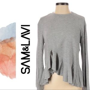 SAM & LAVI Super Soft Bell Sleeve, Peplum …